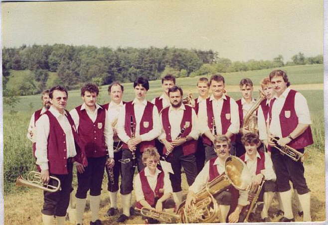 Auftritt in Gaubttelbrunn 1990